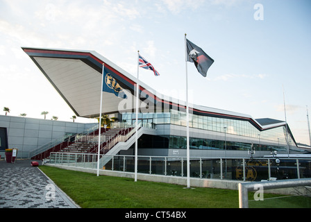 Aile Silverstone Paddock. Grand Prix de Formule 1 britannique, Silverstone, 2012 Banque D'Images