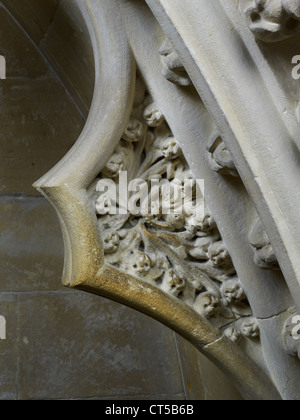 Abbaye de Tewkesbury. L'homme vert Banque D'Images