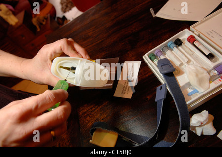 DÉCHETS MÉDICAUX Banque D'Images