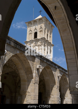 dh Eglise Saint Lazare LARNACA CHYPRE Eglise Saint Lazare clocher Larnaka voûtes Agios Lazaros voir grec orthodoxe Banque D'Images