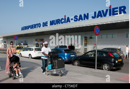 L'aéroport de Murcia San Javier Espagne du Sud Banque D'Images