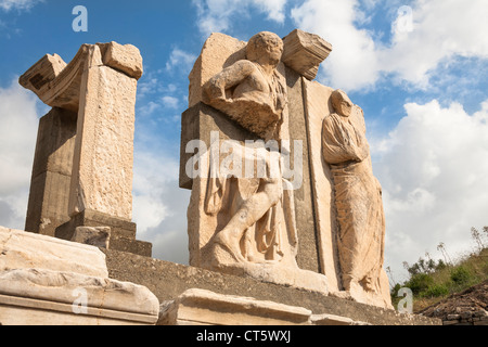 Monument de Memmius, Ephèse, Turquie Banque D'Images