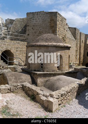 Dh Girne KYRENIA, Chypre du Nord château château vénitien, murs et bâtiments Banque D'Images