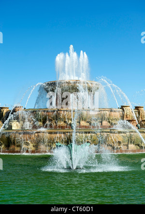 Fontaine de Buckingham à Grant Park à Chicago, Illinois, USA. Banque D'Images