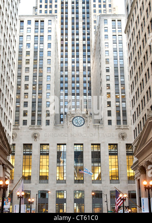 Chicago Board of Trade Building à Chicago, Illinois, USA. Banque D'Images