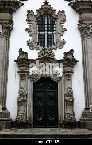 Entrée de Chapelle Malheiras , Viana do Castelo , Portugal du nord Banque D'Images