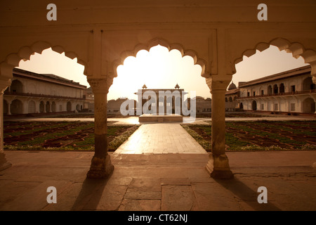 Fort Amber à Agra Banque D'Images