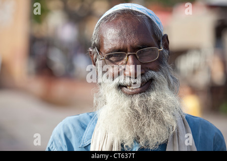 L'homme musulman indien mature Banque D'Images