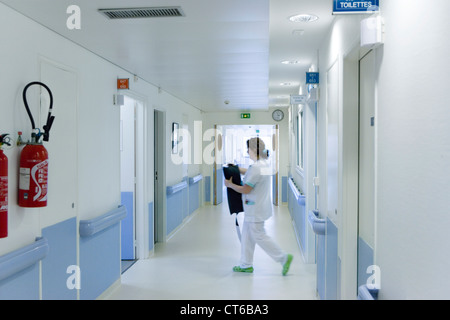 Intérieur de l'hôpital Banque D'Images