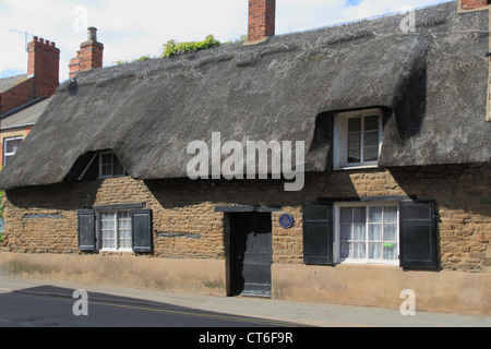 L'Angleterre d'Oakham Rutland cottage d'Hudson, accueil de 'l'homme le plus petit du plus petit comté en Angleterre' Banque D'Images