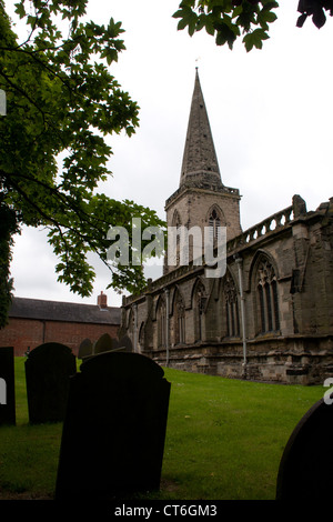 L'église paroissiale de St Marguerite d'Antioche à Stoke Golding près de Ashby canal dans le Leicestershire, Angleterre, Royaume-Uni. Banque D'Images