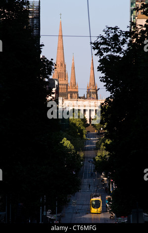 Bourke Street Melbourne, Victoria, Australie Banque D'Images