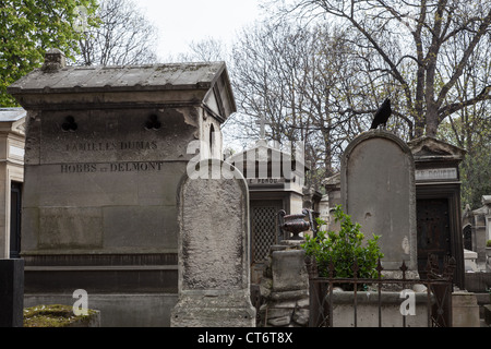 Cimetière DE MONTMARTRE PARIS FRANCE Banque D'Images