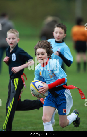 Tag Rugby festival organisé par le Gloucestershire Constabulary Banque D'Images