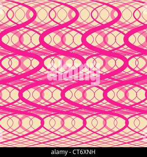 Fond rose - l'abstraction avec bandes de torsion Banque D'Images