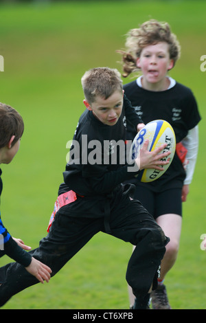 Tag Rugby festival organisé par le Gloucestershire Constabulary Banque D'Images