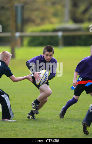 Tag Rugby festival organisé par le Gloucestershire Constabulary Banque D'Images