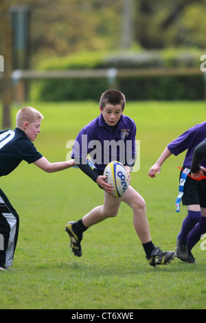 Tag Rugby festival organisé par le Gloucestershire Constabulary Banque D'Images