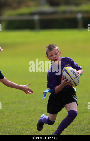 Tag Rugby festival organisé par le Gloucestershire Constabulary Banque D'Images