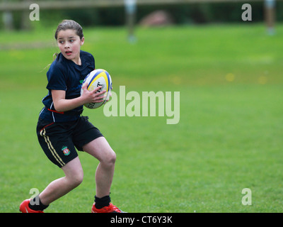 Tag Rugby festival organisé par le Gloucestershire Constabulary Banque D'Images