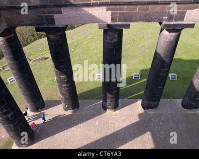 Vue depuis le haut de Penshaw Monument Sunderland Tyne and Wear England UK Banque D'Images