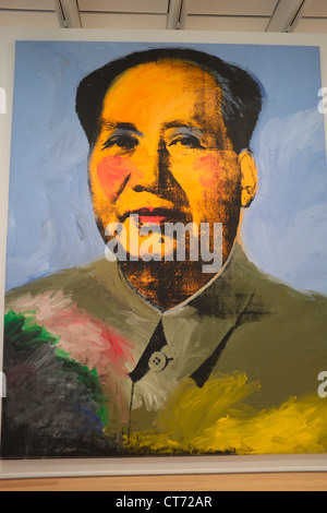 Andy Warhol's Mao dans Chicago Art Institute Banque D'Images
