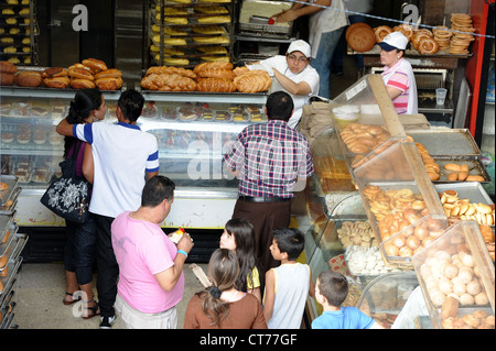 Panaderia (boulangerie) dans la petite ville de Fusagasuga, Colombie, Amérique du Sud Banque D'Images