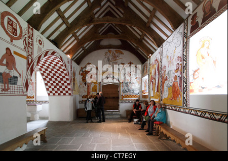 L'église de Saint Teilo Llandeilo Tal-y-bont. Été fondée à l'époque romaine ou peu après, l'église de Saint teilo doit être Banque D'Images