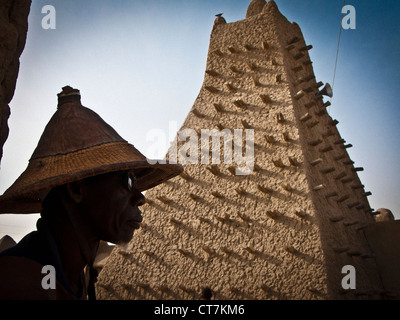 Mosquée sankoré.Construit en 15ème-16ème siècles . La ville de Tombouctou. Région de Tombouctou. Le Mali. Banque D'Images