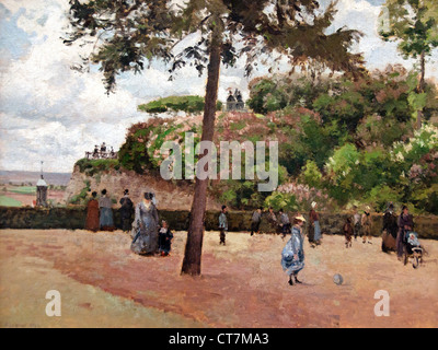 Le Jardin Public à Pontoise Camille Pissarro 1830 - 1905 France Banque D'Images