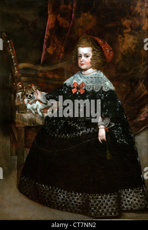 María Teresa (1638-1683), Infante d'Espagne Diego Rodríguez de Silva y Velázquez Espagnol Espagne 1599 1660 Banque D'Images