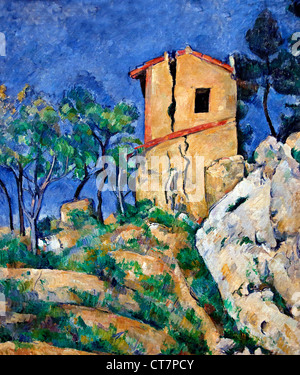 La maison avec les murs lézardés 1892 Paul Cézanne 1839 - 1906 France Banque D'Images