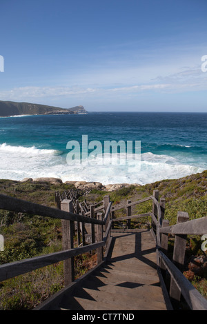 Vue sur mer ou à partir de la Cave point près de Albany, dans l'ouest de l'Australie. Banque D'Images