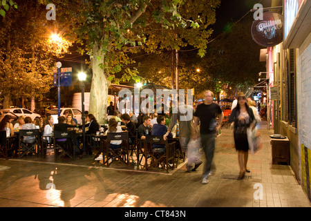 Vie nocturne sur l'Avenue Aristides Banque D'Images