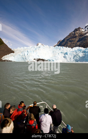 Glaciar Spegazzini de Brazo Spegazzini dans le Lago Argentino Banque D'Images