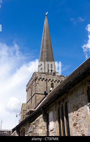 Les réparations à l'église paroissiale de Cuckfield West Sussex Banque D'Images