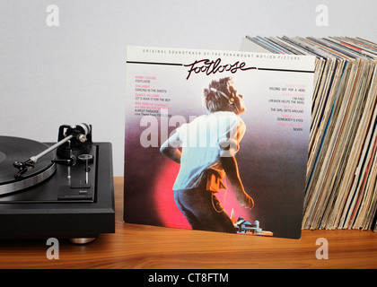 Footloose est la bande originale de la Paramount motion photo de toute attache. Banque D'Images