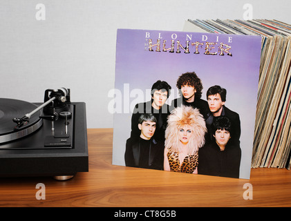 Le Hunter est le sixième album studio du groupe Blondie, publié en juin 1982. Banque D'Images