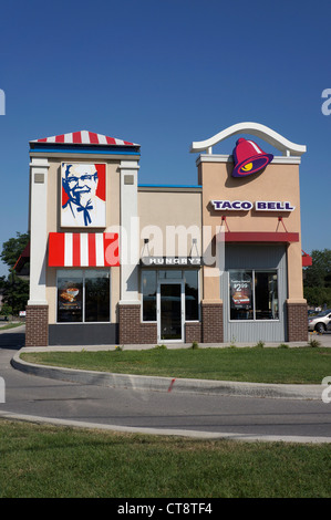 KFC restaurant Taco Bell Banque D'Images