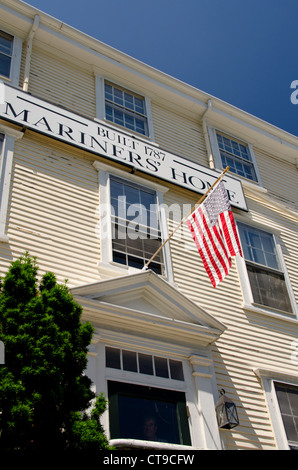 Le Massachusetts, New Bedford. Maison-des-Marins historique, vers 1787. Banque D'Images