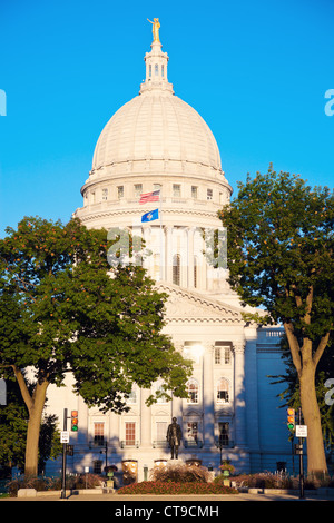 State Capitol Building à Madison Banque D'Images