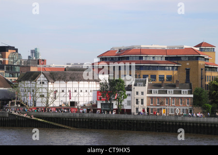 Globe Theatre London South Bank Banque D'Images