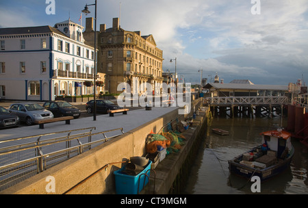 Pier Hotel Harwich Essex en Angleterre et ancien grand Eastern hotel Banque D'Images