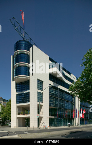 Berlin, Willy Brandt House, siège du parti SPD Banque D'Images