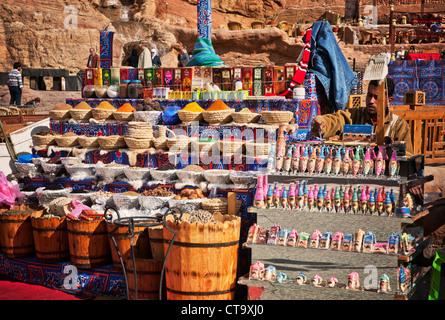 L'Égypte. Charm El Cheikh échoppe de marché. Banque D'Images