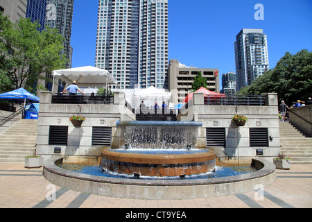 Une vue de la North York Centre, et Mel Lastman Square de Toronto Banque D'Images