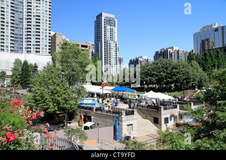 Une vue de la North York Centre, et Mel Lastman Square de Toronto Banque D'Images