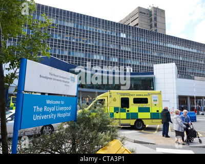 Le Royal Liverpool University Hospital Liverpool Merseyside UK Banque D'Images