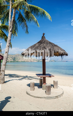 Areia branca beach près de Dili au Timor oriental, le Timor Leste Banque D'Images