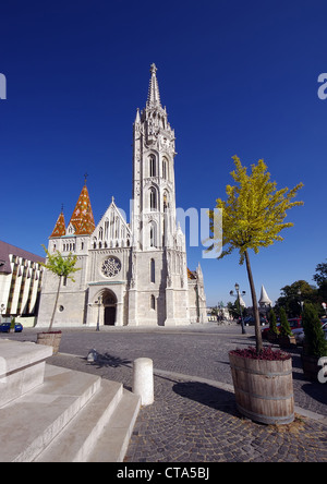 L'église Matthias de Budapest, Hongrie Banque D'Images